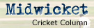 Cricket Column